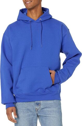 Hanes Men's Ultimate Cotton Heavyweight Pullover Hoodie Sweatshirt, White, Large in Saudi Arabia
