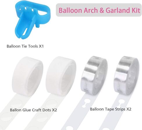 LIKEE Electric Balloon Pump Portable Balloon Inflator Air Blower with Balloon Arch &Garland Tools for Party Decoration in Saudi Arabia