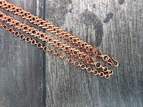 SHINDE EXPORTS حزام خصر من النحاس النقي الحقيقي للنساء فساتين راقية سلسلة مجوهرات قابلة للتعديل مقاس كبير مصنوع في الهند in Kuwait