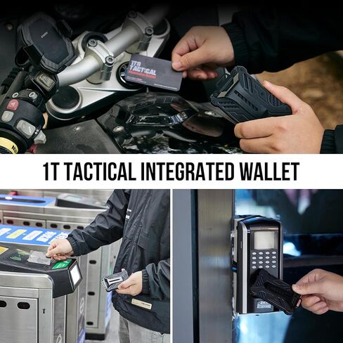 1TG Tactical Money Clip, Slim Wallet for Men, Minimalist Credit Card Holder with RFID Blocking,ID Card Badge Holder Versatile Front Pocket Wallet Cash Orgnizer for Men, Gray in Saudi Arabia