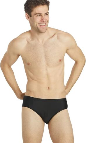 Men's Chlorine-Resistant Swim Briefs with UPF 50+ Sun Protection, Comfort Fit & Adjustable Drawstring Waist in Kuwait