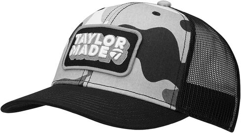 TaylorMade Golf Men's Standard Retro Trucker Hat, Grey_White in Kuwait