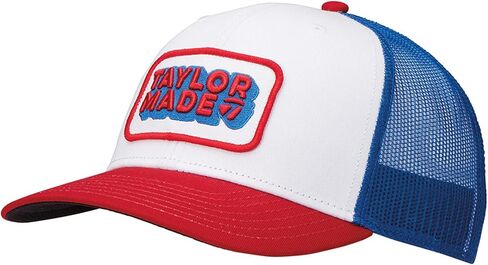 TaylorMade Golf Men's Standard Retro Trucker Hat, Grey_White in Kuwait