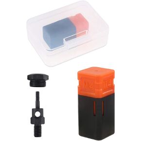Hilitchi Assorted 7PCS Metric M3 M4 M5 M6 M8 M10 M12 Rivet Nut Gun Mandrel and Nose Piece Riveter Tip Spare Part