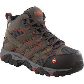 Merrell Work Men's Moab Vertex Mid Waterproof Composite Toe Black/Black 11.5 M US