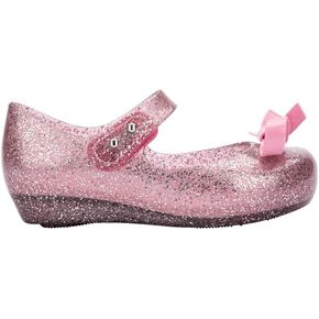 Mini Melissa Girl's Ultragrl Bow BB (Toddler/Little Kid) Glitter Pink 7 Toddler M