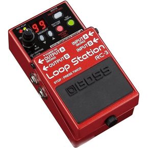 محطة BOSS RC-5 Loop - حلقة حديثة ومدمجة بجودة صوت من الدرجة الأولى، و99 ذاكرة عبارة، و57 إيقاعًا وتحكم MIDI اختياري. مثالية للجيتار والباس والكهرباء الصوتية