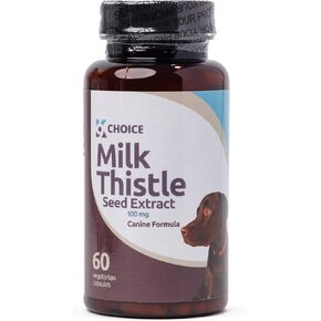 K9 Select Milk Thistle for Dogs, 100mg - 60 Beef Flavored Tablets - Canine Liver Health Supplement