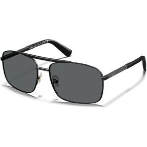 CARFIA Spring Flexible Metal Mens Sunglasses Polarized Gradient Lens Classic Fashion Glasses for Medium/Wide Head CA5392