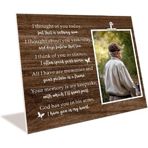 ZENNLAB Miscarriage Picture Frames for Pregnancy Loss, Baby Loss Remembrance Keepsake-We Will Hold You In Our Heart, Miscarriage Gift for Mother, Parents, Infant Loss Gifts