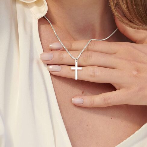 GUOKE Cross Necklace for Women, Gold Cross Necklace 14K Gold Plated Dainty Necklace Simple Jewelry for Women in Kuwait