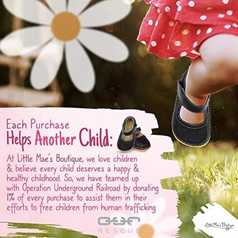 حذاء ماري جين من ليتل ماي بوتيك للفتيات الصغيرات، حذاء مشي مثالي مع مصدر صرير قابل للإزالة وحزام قابل للتعديل - حذاء بنعل ناعم للفتيات الصغيرات in Kuwait