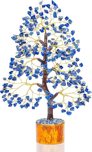 Green Aventurine Gemstone Tree - Chakra Tree of Life - Feng Shui Money Tree , Attract Good Luck - Crystal Tree, Home Decoration Figurine, Spiritual Gift for Wealth & Fortune 10-12" in Kuwait
