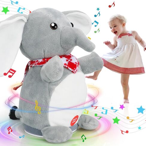 TOY Life Plush Penguin Baby Musical Talking Toys Infant Toys for Baby 0 to 36 Months - Stuffed Newborn Toys with Dancing Singing Toys for Babies Boys Girls Toddlers Baby Toys 0 3 6 9 12 Months in Saudi Arabia