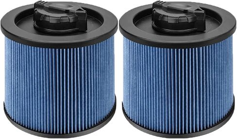 2 Pack DXVC4001 Replacement Filters for DEWALT 4-5 Gallon Wet/Dry Vac Cartridge Filter, Washable & Reusable in Kuwait