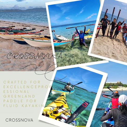 مجداف جرينلاند 220 سم / 86.6 بوصة خفيف الوزن للغاية من ألياف الكربون بالكامل مجداف كاياك للتجديف بالكاياك in Kuwait