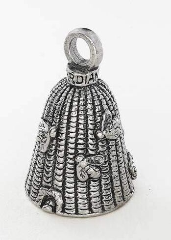 Guardian Bell #1 Teacher Good Luck Bell w/Keyring & Black Velvet Gift Bag | Motorcycle Bell | Lead-Free Pewter | Good Luck Gift to Friends & Family | Bike Bell | Made in USA in Saudi Arabia