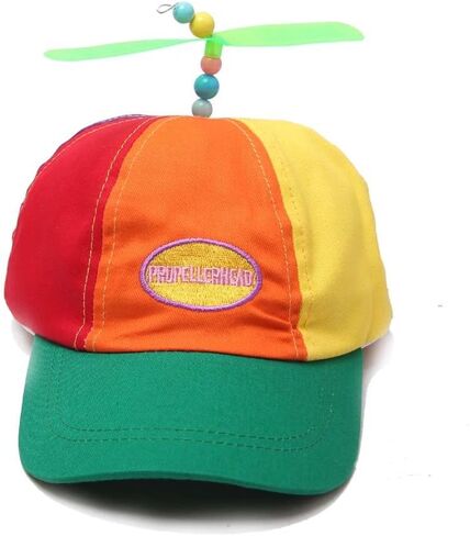 LEEMASING هليكوبتر المروحة قبعة بحافة مطرز الصيف الطفل صياد للبنين بنات الصيد السفر متعدد الألوان in Kuwait