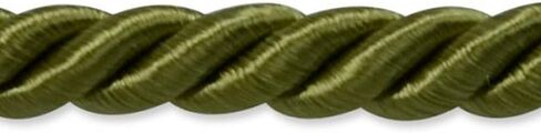 Trims by the Yard Rebekah 1/4" Twisted Cord Trim, Light Gray (5 Yard Cut) in Saudi Arabia