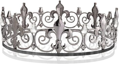 Royal Full King Crown Metal Crowns And Tiaras For Wedding Birthday Christmas Costume Cosplay Valentine Party in Saudi Arabia