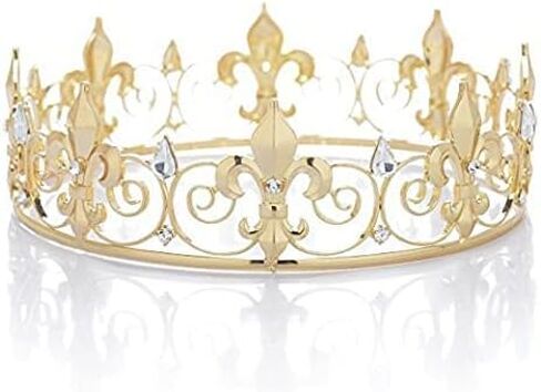 Royal Full King Crown Metal Crowns And Tiaras For Wedding Birthday Christmas Costume Cosplay Valentine Party in Saudi Arabia