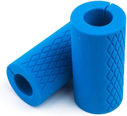 Dumbbell Grips Anti-slip Rubber Barbell Shoulder Pads Powerlifting Fat Hand Grips, Weightlifting Bodybuilding Home Workout in Saudi Arabia