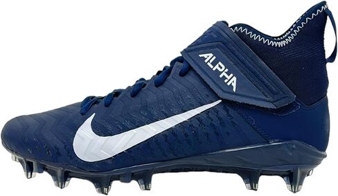 Nike Men's Alpha Menace Pro 2 Mid Football Cleat White/Black/Wolf Grey Size 11.5 M US in Saudi Arabia