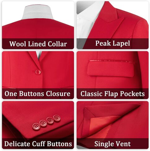Kelyaa Women's 2 Piece Business Office Suit Lady Peaked Lapel Slim Fit One Button Blazer Jacket and Pants Set Khaki in Saudi Arabia