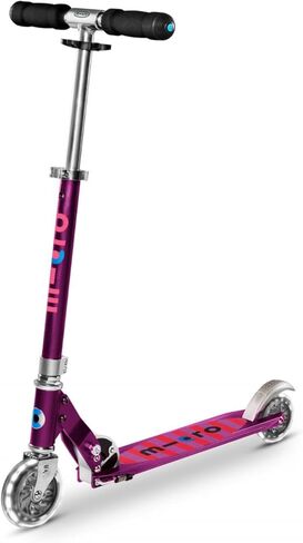 Micro Kickboard | Sprite LED | 2 Wheeled | Fold-to-Carry | Lightweight Swiss-Designed Micro Scooter | Light-Up Wheels| Children and Teens, Ages 6+ in Kuwait