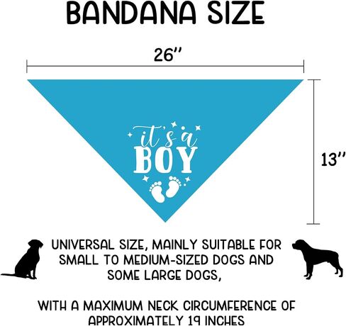 It's a Girl Gender Reveal Dog Bandana Baby Announcement Dog Bandanas Puppy Bandana Pink Dog Bandana Photo Prop Pet Scarf Accessories for Pet Dog Lovers Gifts in Saudi Arabia