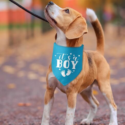 It's a Girl Gender Reveal Dog Bandana Baby Announcement Dog Bandanas Puppy Bandana Pink Dog Bandana Photo Prop Pet Scarf Accessories for Pet Dog Lovers Gifts in Saudi Arabia