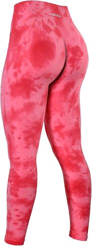 AUROLA Dream Collection Workout Leggings for Women High Waist Seamless Scrunch Athletic Running Gym Fitness Active Pants Ultimate Gray XS in Saudi Arabia