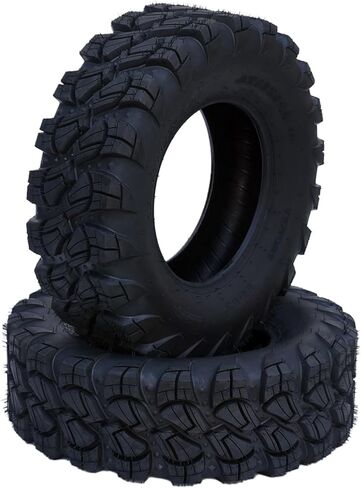 GARVEE ATV/UTV Tires AT25x8-12-6PR TL ATV Tires, 2 New 25x8x12 All Terrain ATV UTV Off-Road Tires(Set of 2, Tubeless) in Saudi Arabia