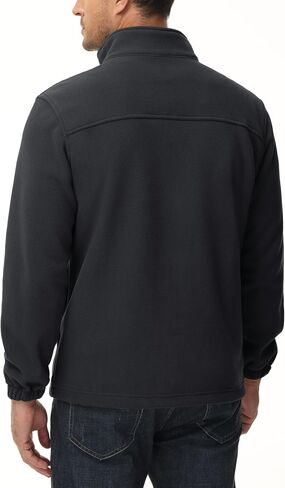 MAGCOMSEN Men's Winter Zip Up Polar Fleece Jacket Stand Collar Active Golf Jackets with 3 Pockets in Saudi Arabia
