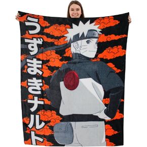 JUST FUNKY Naruto tapestries Shippuden Akatsuki Tapestry, Polyester Fabric, Drapery, Decor, Wall Art [81 x 53 inches] Shonen Jump, Ninja, Anime, Itachi, Shinobi