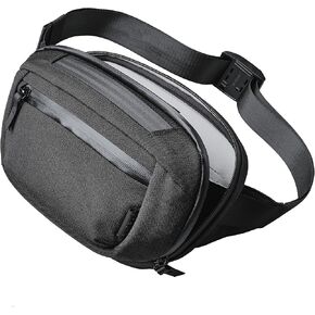 ALPAKA Bravo Waist Pack - iPad Mini, Nintendo Switch, and Other Electronics Organizer - Versatile Carrying Case - Weatherproof Axoflux Army Green 600D Fabric