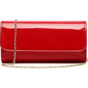 FIVE FLOWER Womens Crystal Evening Clutch Bag Wedding Purse Bridal Prom Handbag Party Bag