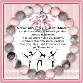 PARTNER Dancer Gifts Ballerina Jewelry Dance Recital Gifts Dance Lovers Gifts Dance Bracelet Dance Inspirational Gifts for Girls for Dance Teams