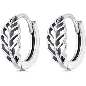 MUNDELL 925 Sterling Silver Cute Dachshund Huggie Hoop Earrings Puppy Dog Ear Buckles for Women Animal Hypoallergenic Earrings Fine Jewelry