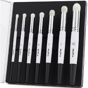 Nicpro Dry Brush Miniature Painting, 7 Sizes Professional Drybrush Set with Storage Case, Hobby Detail Paint Brushes for Tabletop & Wargames Miniature Warhammer 40K Model Painting