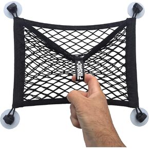 FixSac 2 - Storage Net Fixing Without Drilling for Commercial Vehicles, Camper Vans, Motorhomes, Caravans and Boats – 35 x 30 cm
