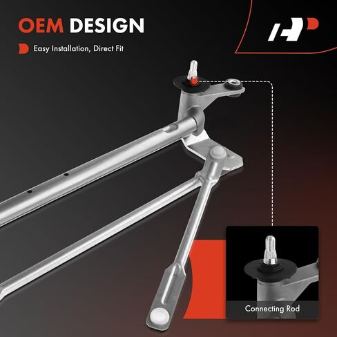 A-Premium Front Windshield Wiper Motor and Linkage Assembly Compatible with Cadillac Vehicles - SRX 2010 2011 2012 2013 2014 2015 2016, Sport Utility - Replace# 25979384 in Kuwait