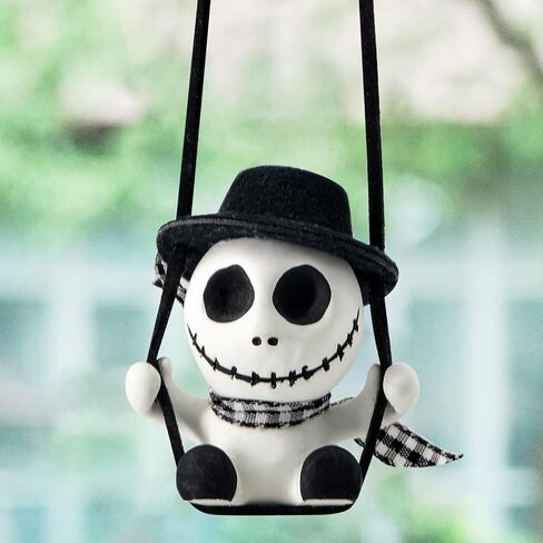 Halloween Rear View Mirror Hanging Accessories of Shaking Duck Car Hanging Ornament Cute Car Accessories for Teens Car Mirror Hanging Accessories Car Pendant Car Charm Hanging Ornament in Saudi Arabia