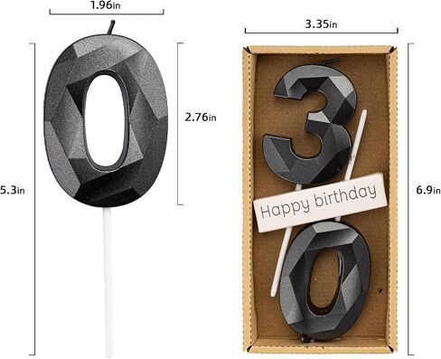 2.76 Inch Gold Numbers Birthday Candles, Number 1 with 2 Heart Glitter 3D Diamond Designs Cake Topper Party Decoration for Women Girl Party Wedding Celebration in Saudi Arabia