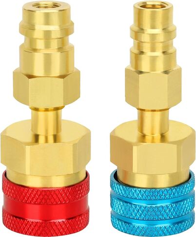 مجموعة المقرنات السريعة R1234yf محولات تحويل R1234YF إلى R134a لأنظمة تكييف الهواء R1234yf إعادة شحن الإخلاء in Kuwait