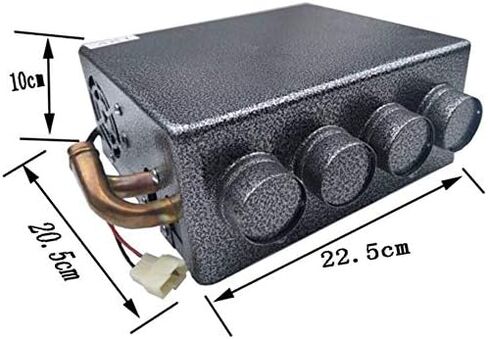 Auto 4 Port Underdash Compact Heater Kit 13X Copper Tube+Speed Switch Set for Truck Universal Trucks Minivans Excavators Harvesters Tricycles in Kuwait