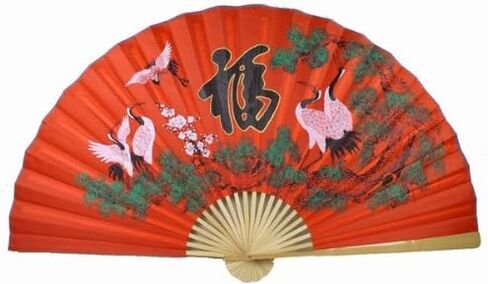"Classic 35 " Oriental Feng Shui Wall Fan-He (السعادة) in Kuwait