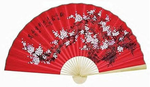 "Classic 35 " Oriental Feng Shui Wall Fan-He (السعادة) in Kuwait