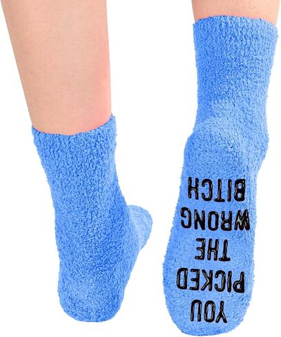 HAPPYPOP Breast Cancer Awareness Socks For Women Inspirational Chemo Socks, Breast Cancer Chemo Survivor Comfort Gifts For Cancer Patients Inspirational Gifts in Kuwait