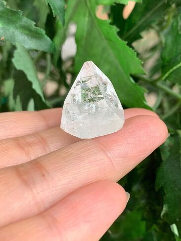 GAF TREASURES Apophyllite Tips, Apophyllite Point, Apophyllite Pyramid, Some with Rainbow Inclusions, Raw Crystals and Stones (1 oz) in Kuwait
